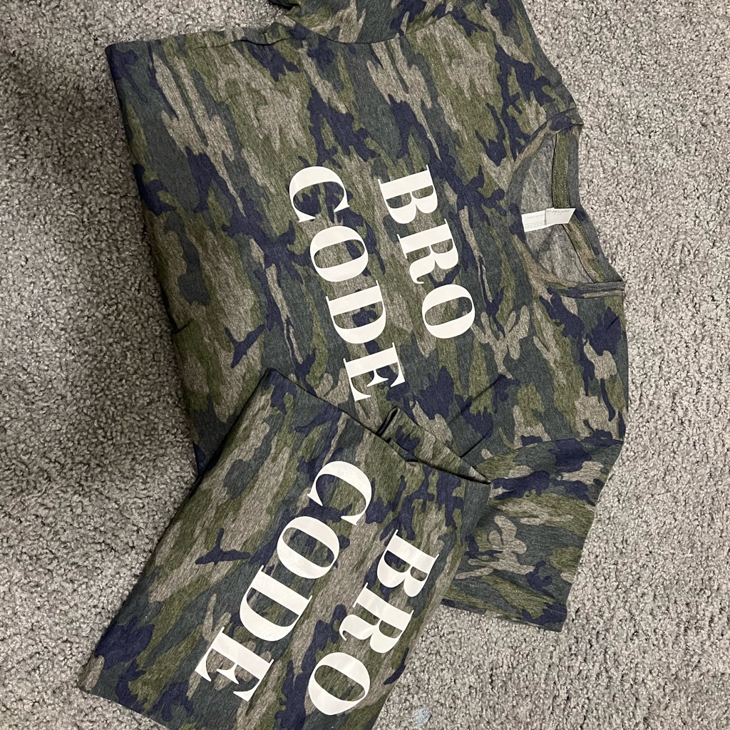 Camo Bro Code Tee (2)